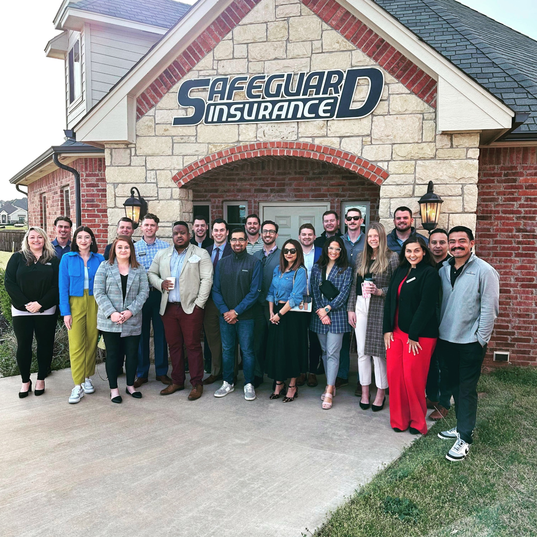 OKCYP members at a Safeguard Insurance partner visit